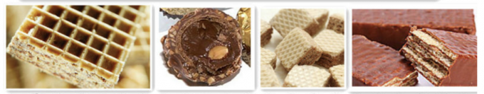 Fully Automatic Shape Cream (Chocolate) Filled Wafer Biscuit Production Line with Easy Operation