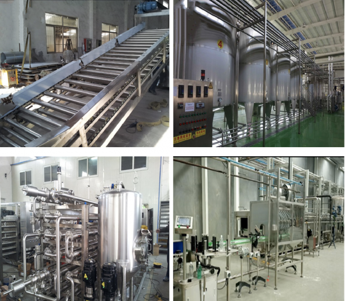 High Capacity Fruit Juice Processing Line Automatic Orange Juice Processing Equipment