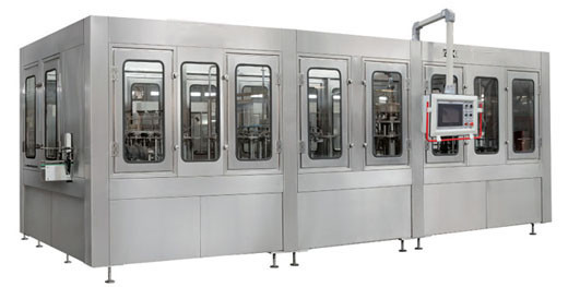 aluminum can filling/sealing machine for carbonated drinks