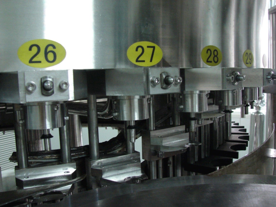 bottling machinery - automatic bottle rinsing filling 