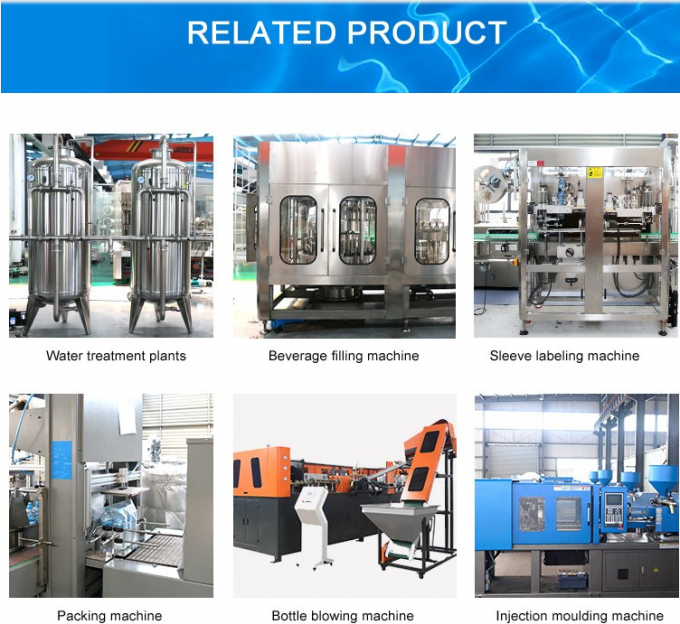 Full Automatic Complete PET water Bottle filling machine or production line