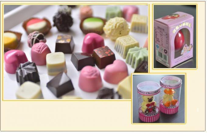 Automatic and Semi-automatic Coin Chocolate Pure chocolate, Center Filled Chocolate Wafer Stick Biscuit Production Line1