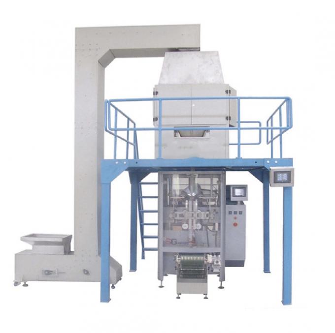 25kg / 50kg 600-900 BPH automatic woven bag fertilizer pellet packaging machine