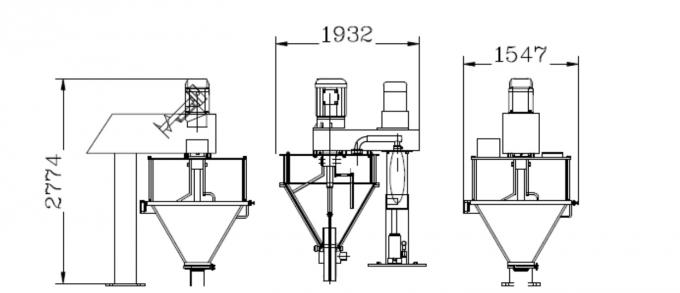 Automatic/Semi-automatic  powder packing machine for milk powder, flour, salt,suger