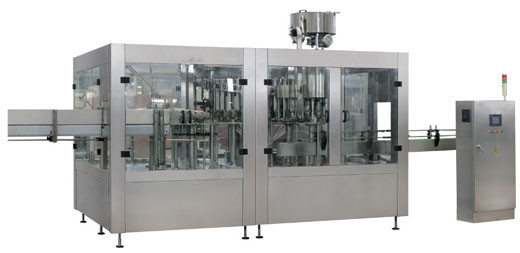 3 in 1 juice bottling equipment stainless steel / filling capping 