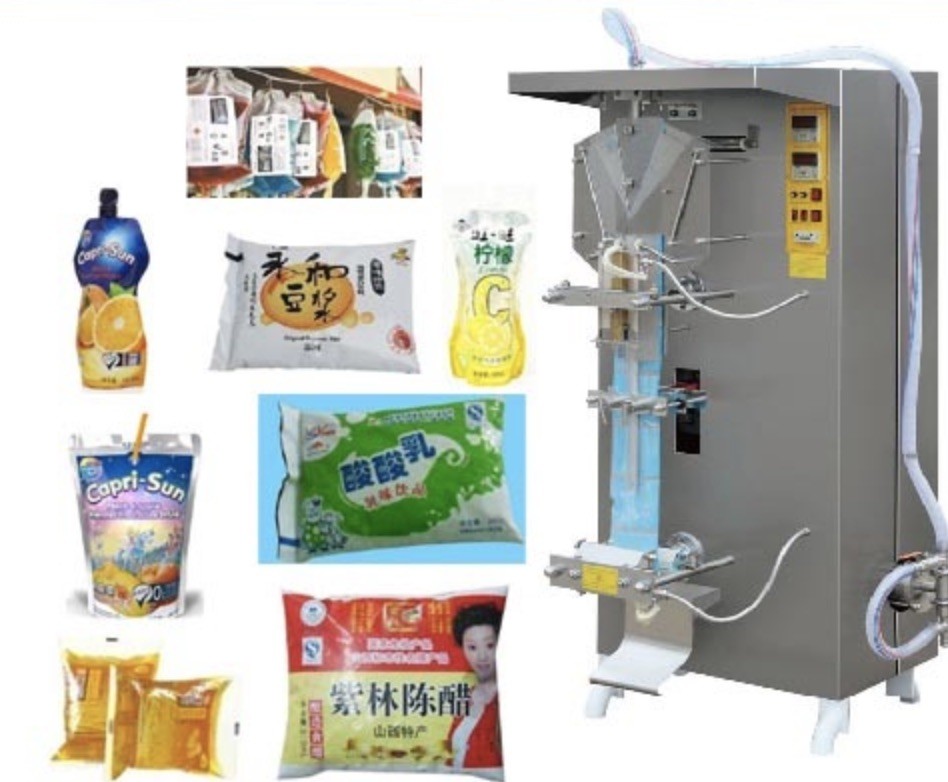 juice making and packaging machine