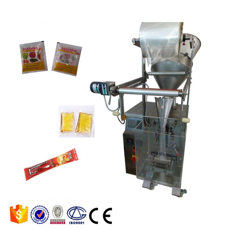 three / four sides pouch packaging line pet / pe seal packing 