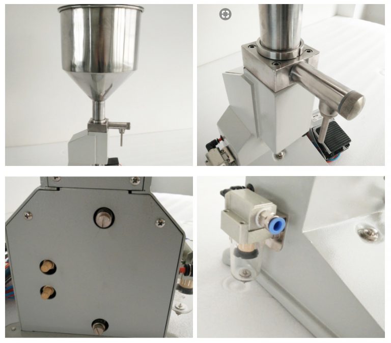 semi automatic stand-up pouch filling machine for milk spout 