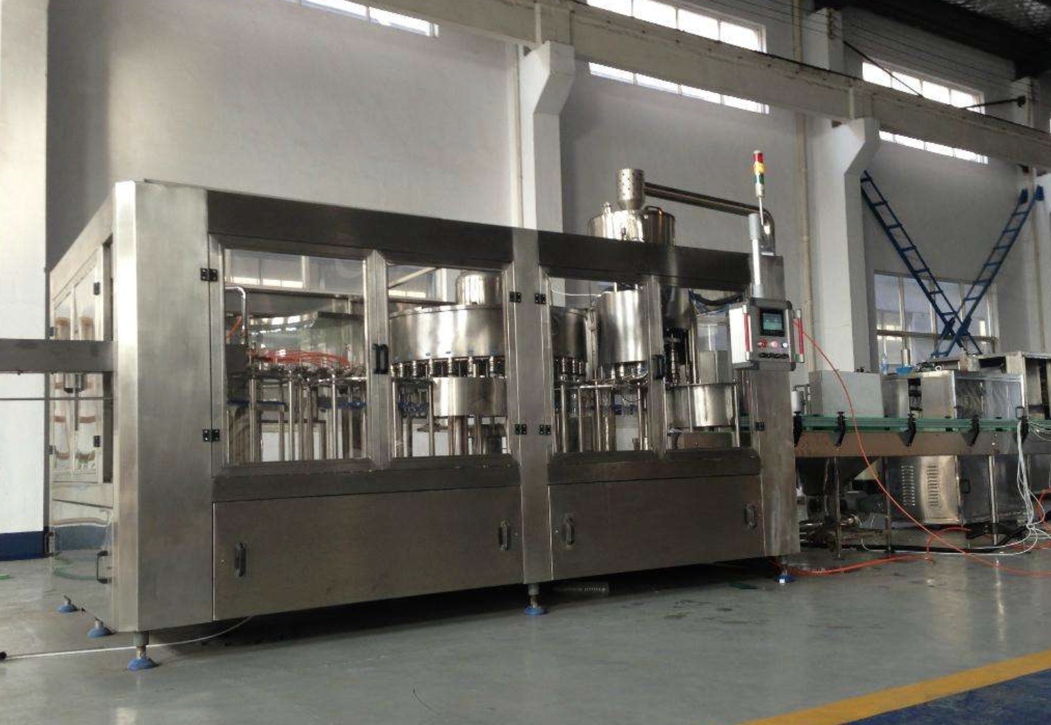 three / four sides pouch packaging line pet / pe seal packing 