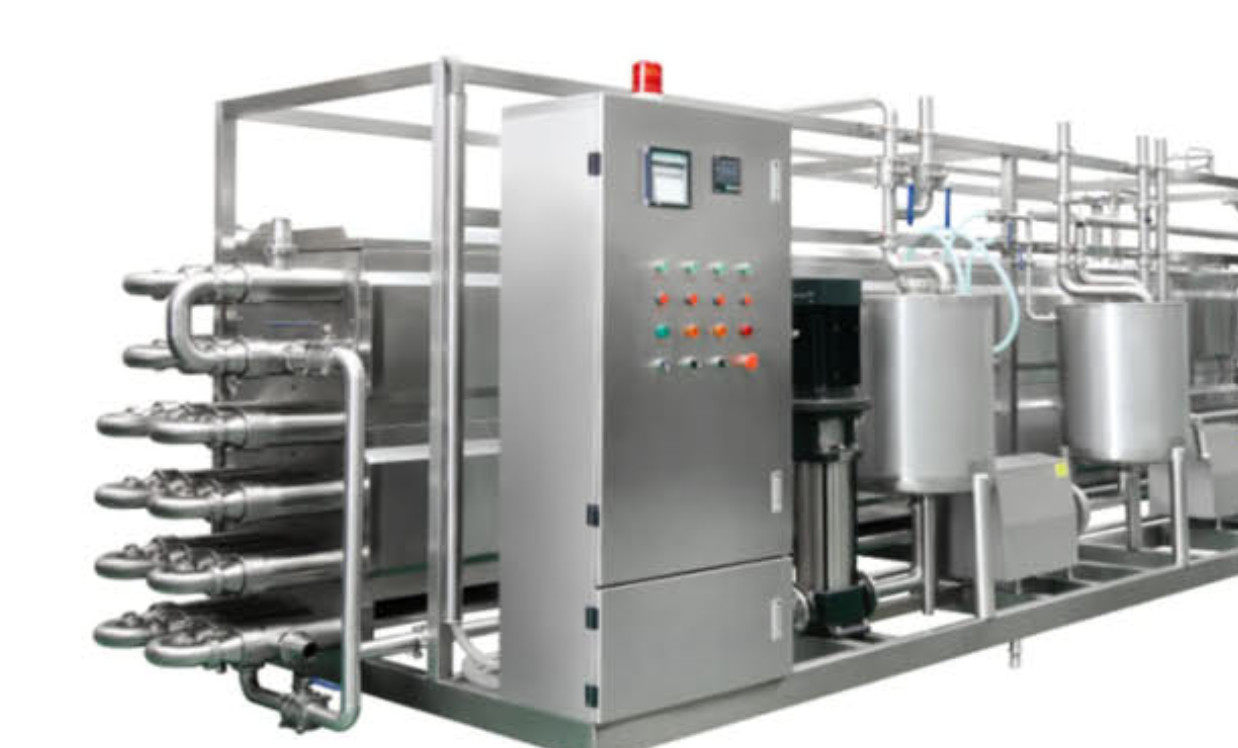 Automatic Pasteurized Milk Processing Line , Yogurt Production Line Equipment 6000-10000LPH