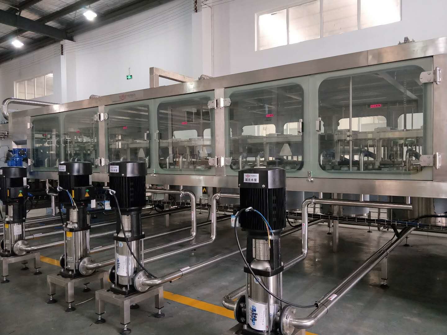 High Speed Automatic Drinking Water Production Line 5 Gallon For Pure Water
