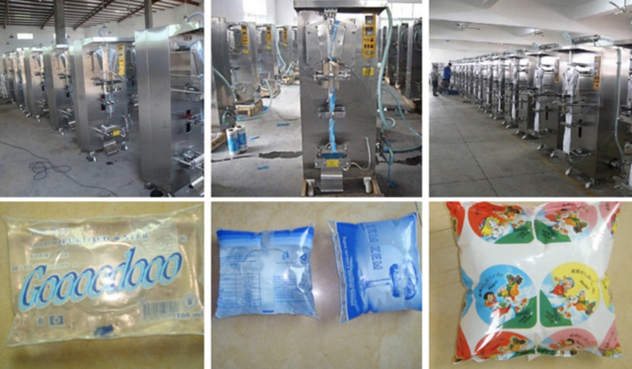 Automatic Pouch Bag Filling Machine / Liquid Sachet Packing Machine For Soy Sauce