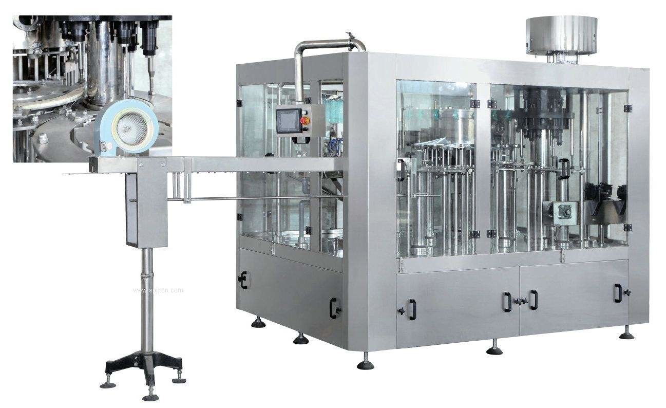Small Scale Soda Bottling Equipment , Carbonated Soft Drink Production Line Glass Bottle