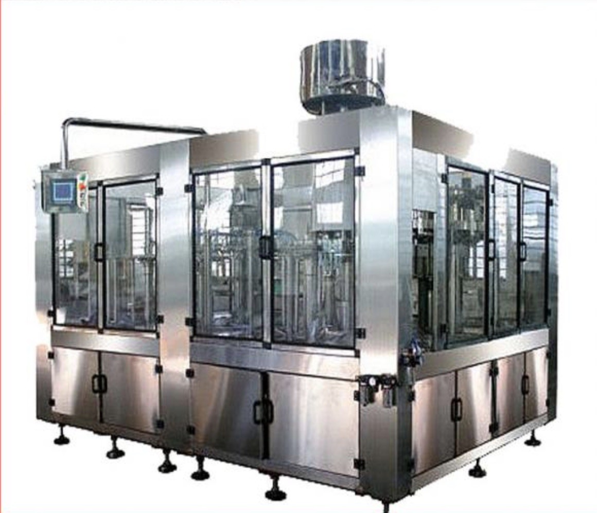 7000-12000 BPH Automatic Bottle Filling Machine / Complete Beverage Production Line
