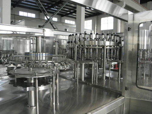 Red Bull Energy Drink Production Line Automatic For Glass / PET Bottle