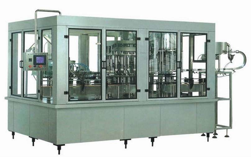 PET Bottle Fruit Juice Production Line , Automatic Fruit Juice Packaging Machine