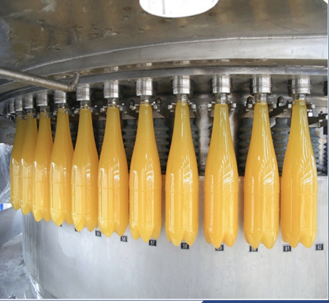 1000 BPH- 25000 BPH 3 In 1 Filling Machine , Automatic Fruit Juice Processing Machines