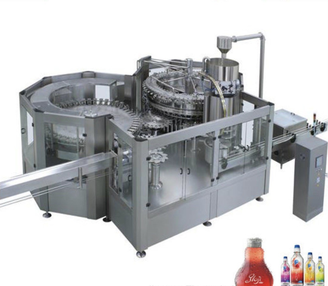Stainless Steel Fresh Fruit Juice Production Line 8 – 40 Head 12000 BPH For Ice Cream