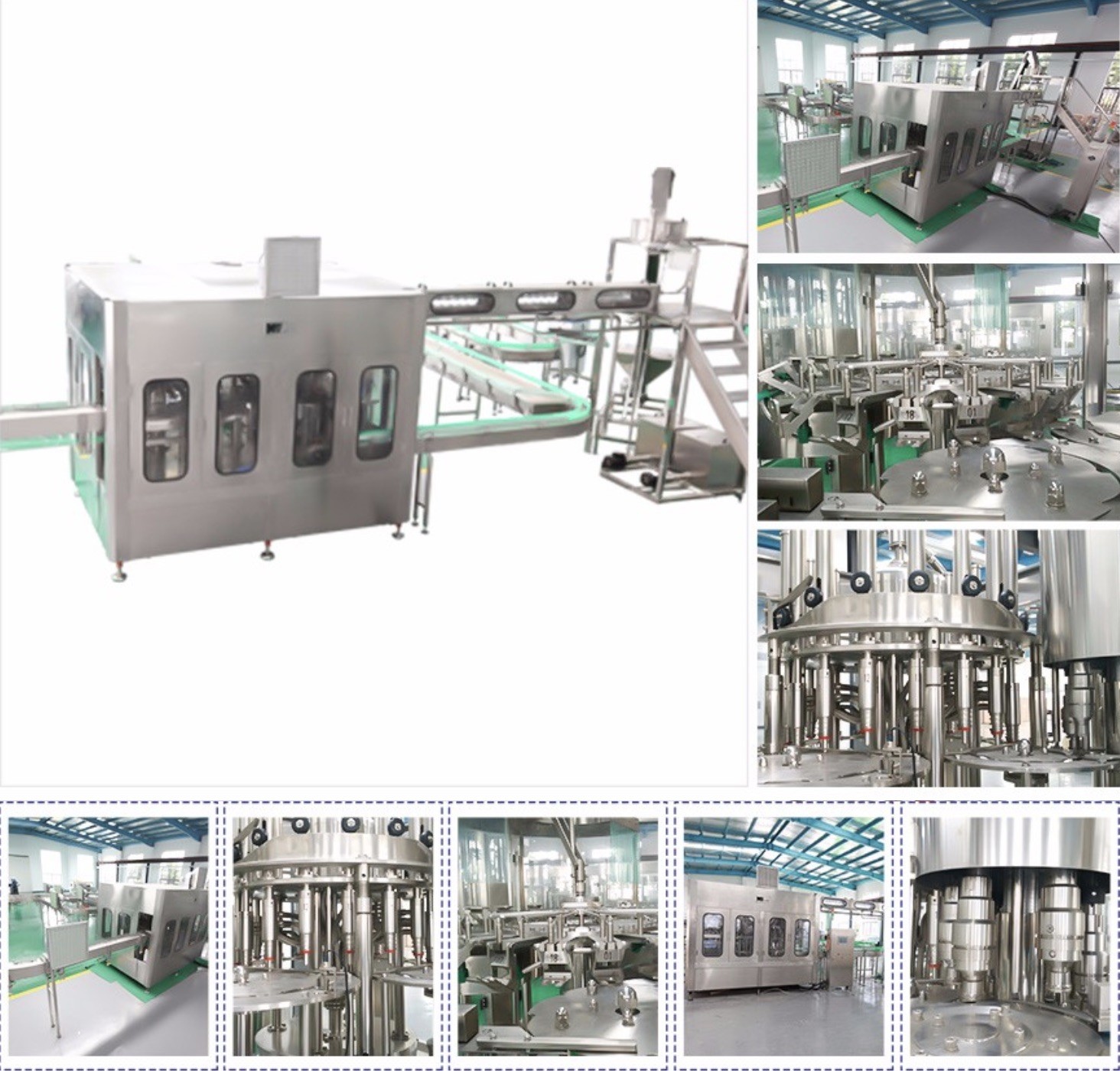 Commercial Apple Juice Processing Line 3000-8000 BPH Stainless Steel Material