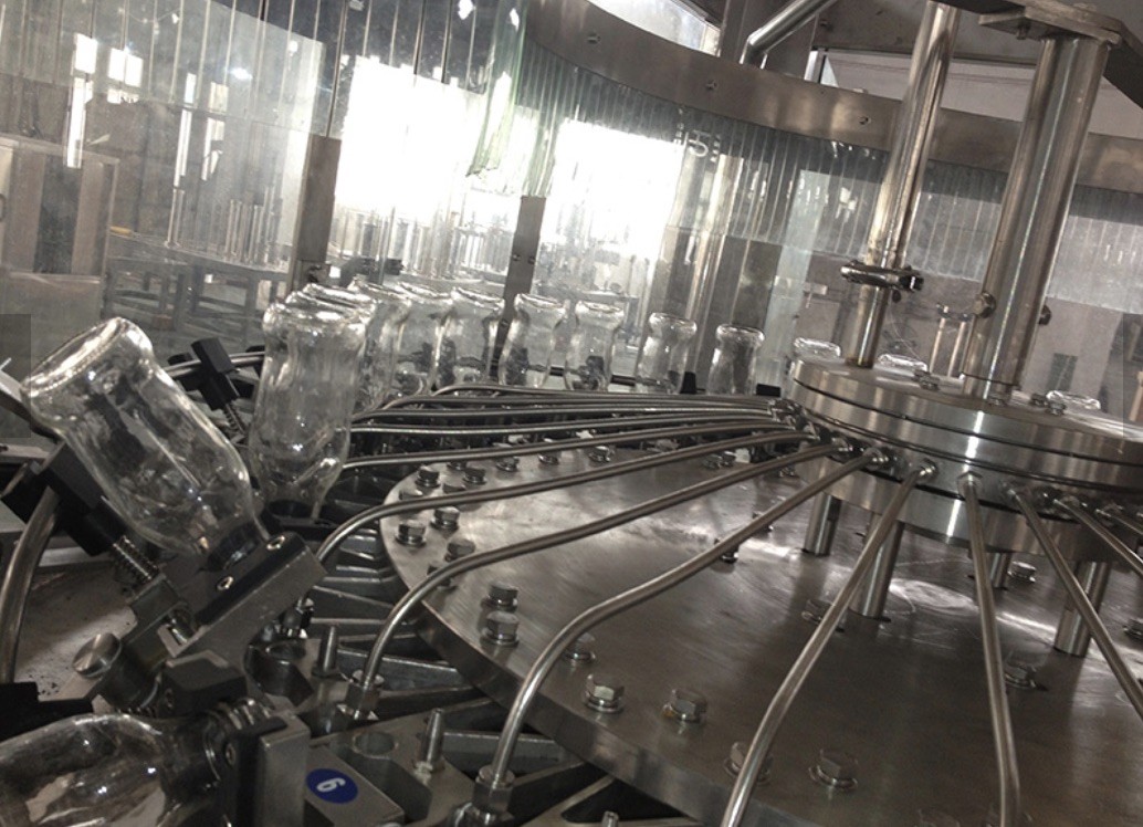 2000 BHP-6000 BPH PET Bottle Filling Line , Coconut / Orange Juice Production Line