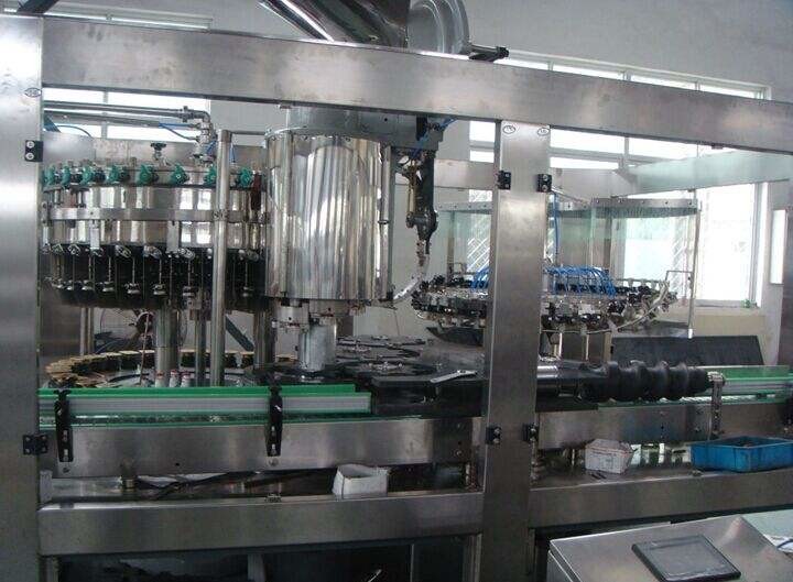 2000 BHP-6000 BPH PET Bottle Filling Line , Coconut / Orange Juice Production Line