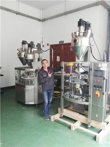 Semi-automatic Powder Packaging Machine, Machine Packaging for flour ,baby powder,coffee